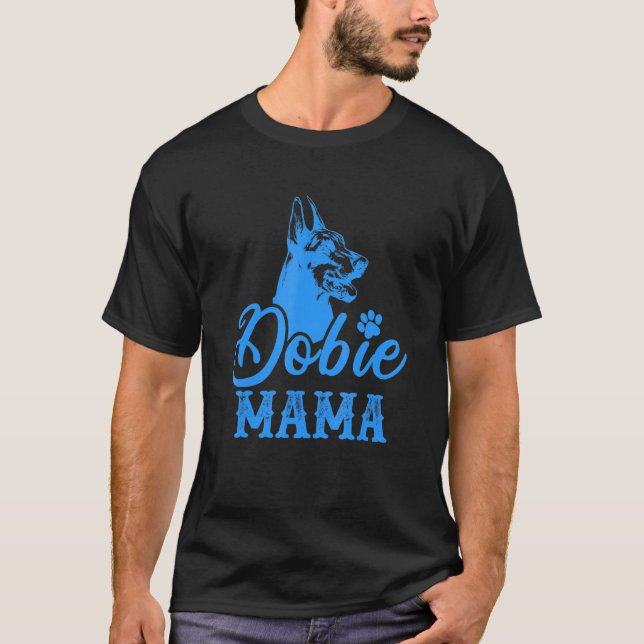 Camiseta Doberman Pincher Mom (Anverso)