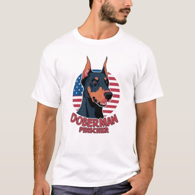 Camiseta Doberman Pinscher (Anverso)