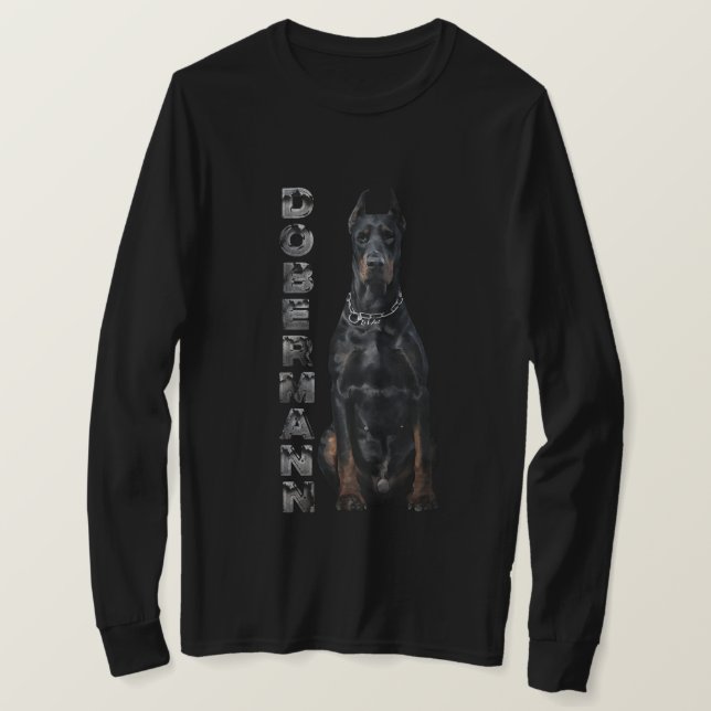 Camiseta Doberman Pinscher (Anverso del diseño)