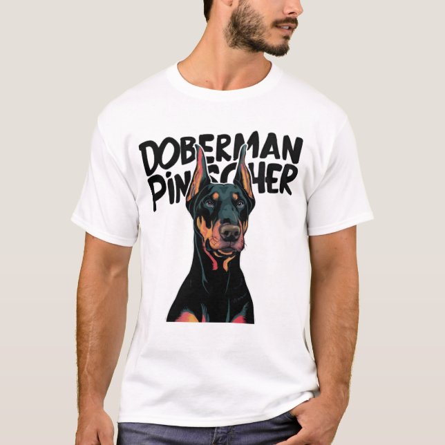 Camiseta Doberman Pinscher (Anverso)