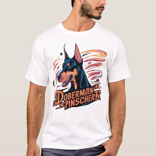Camiseta Doberman Pinscher (Anverso)