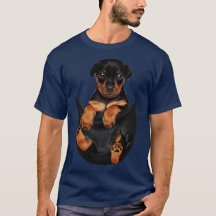 Camiseta Doberman pinscher con amor