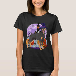 Camiseta Doberman Pinscher Cute Halloween