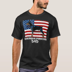 Camiseta Doberman Pinscher Dad Dog For Men
