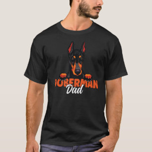 Camiseta Doberman Pinscher Dad Dog Lover Perro Padre Dobie 