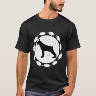 Camiseta Doberman Pinscher Dog Black And White Vintage