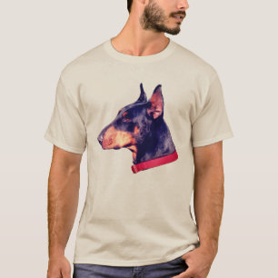 Camiseta Doberman Pinscher Dog Face