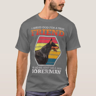 Camiseta Doberman Pinscher Dog Lover Perro Dueño de vintag 