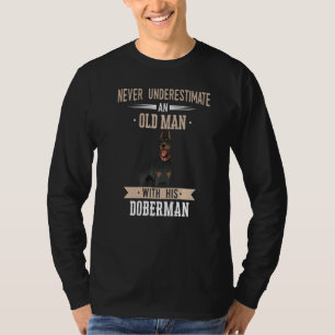 Camiseta Doberman Pinscher Dog Old Man