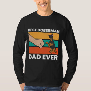 Camiseta Doberman Pinscher Dueño Mejor Padre Doberman