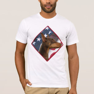 Camiseta Doberman Pinscher Flag 2