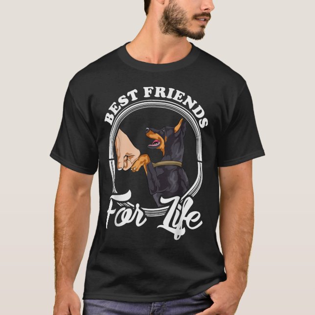 Camiseta Doberman Pinscher Funny Doberman Lover 1040 (Anverso)