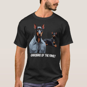 Camiseta Doberman Pinscher Guardianes De La Familia