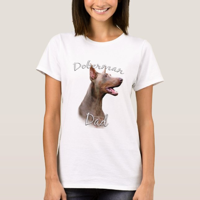 Camiseta Doberman Pinscher (Isabella) Papá 2 (Anverso)
