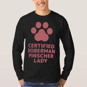 Camiseta Doberman Pinscher Lady