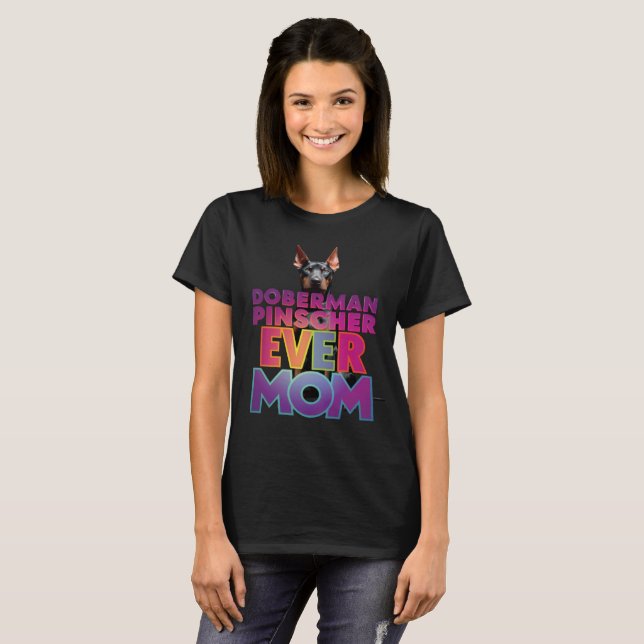 Camiseta Doberman Pinscher Madre Eterna (Anverso completo)