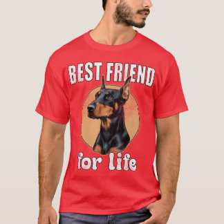 Camiseta Doberman Pinscher Mejor Amigo