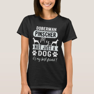 Camiseta Doberman Pinscher Mi Perro No Sólo Un Perro Largo