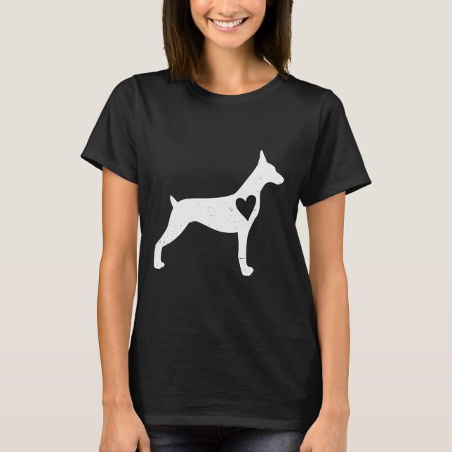 Camiseta Doberman Pinscher Mom (Anverso)