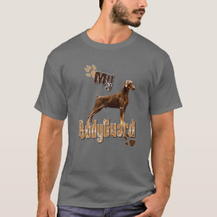 Camiseta Doberman Pinscher My Bodyguard Funny