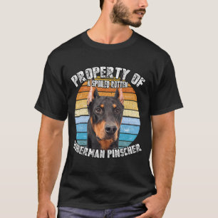Camiseta Doberman Pinscher Owner Retro Vintage