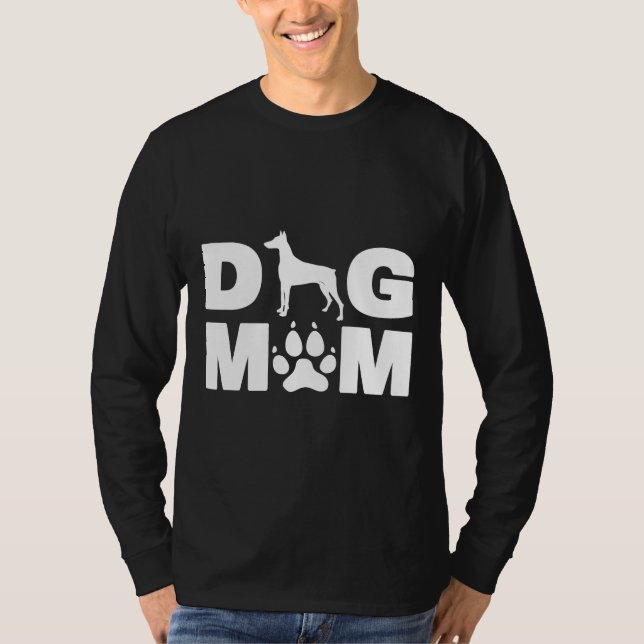 Camiseta Doberman Pinscher Para Perro Mom 695 (Anverso)