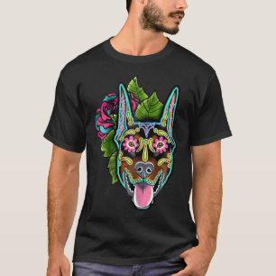 Camiseta Doberman Pinscher Recortó El Día Del Oído De La Su