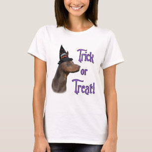 Camiseta Doberman Pinscher (rojo) Trick