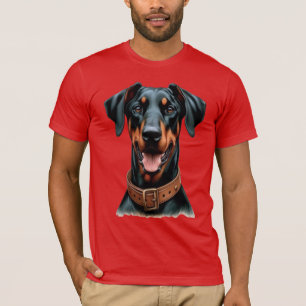 Camiseta Doberman Pinscher Siempre Papá