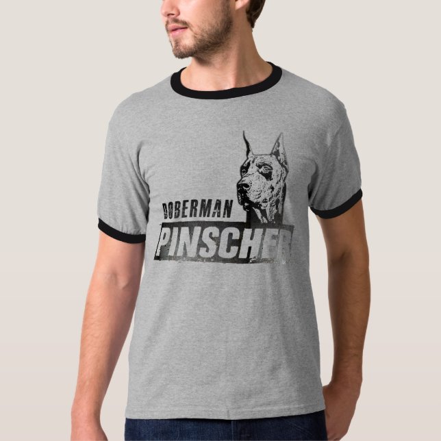 Camiseta Doberman Pinscher T-Shirt (Anverso)