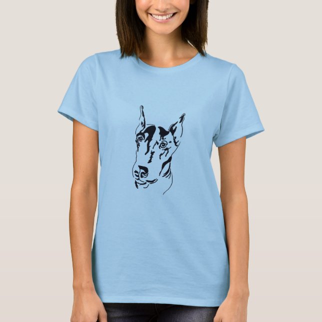 Camiseta Doberman Pinscher T-Shirt (Anverso)