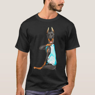 Camiseta Doberman Pinscher Tattoos Yo Amo El Día De Los Pad