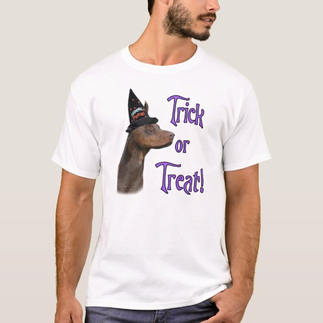 Camiseta Doberman Pinscher Trick (Anverso)