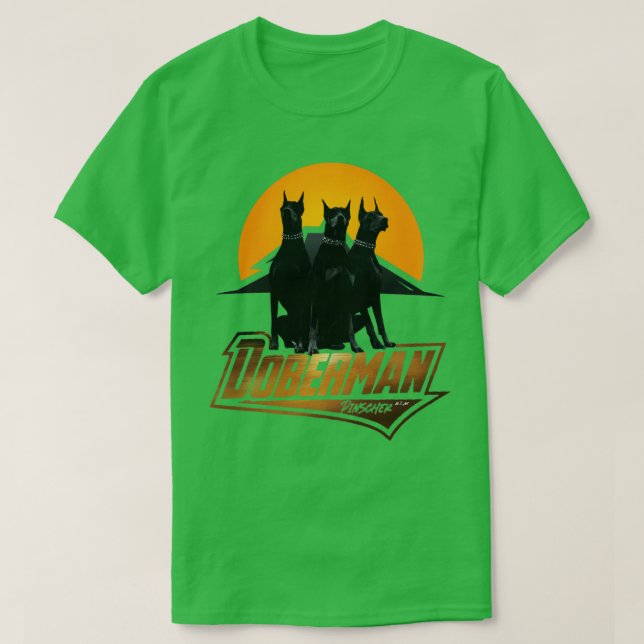Camiseta Doberman Pinschers (Diseño del anverso)