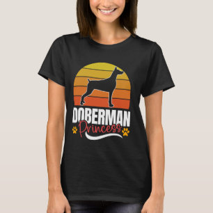 Camiseta DOBERMAN PRINCESS Doberman Women Dobie Dog Mom