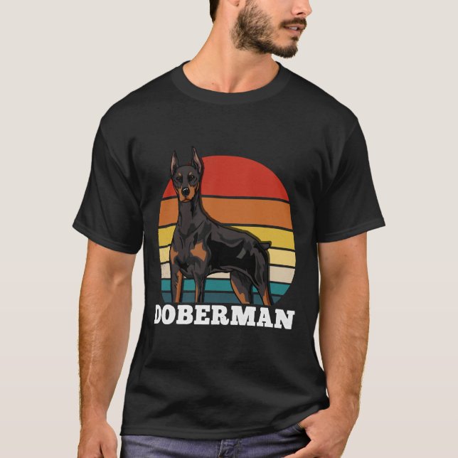 Camiseta Doberman Retro 625 (Anverso)