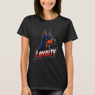 Camiseta Doberman - Símbolo de Lealtad  Lealtad