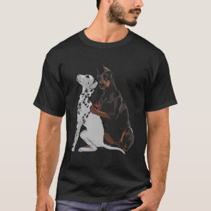 Camiseta Doberman Tattooing Dalmatian Dog
