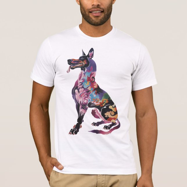 Camiseta Doberman tradicional (Anverso)