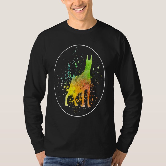 Camiseta Doberman Vintage  1 (Anverso)