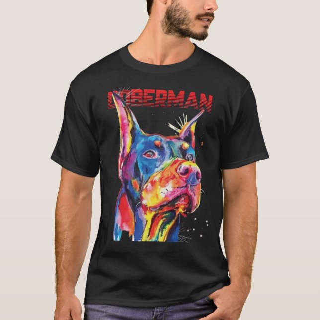 Camiseta Doberman Warrior (Anverso)
