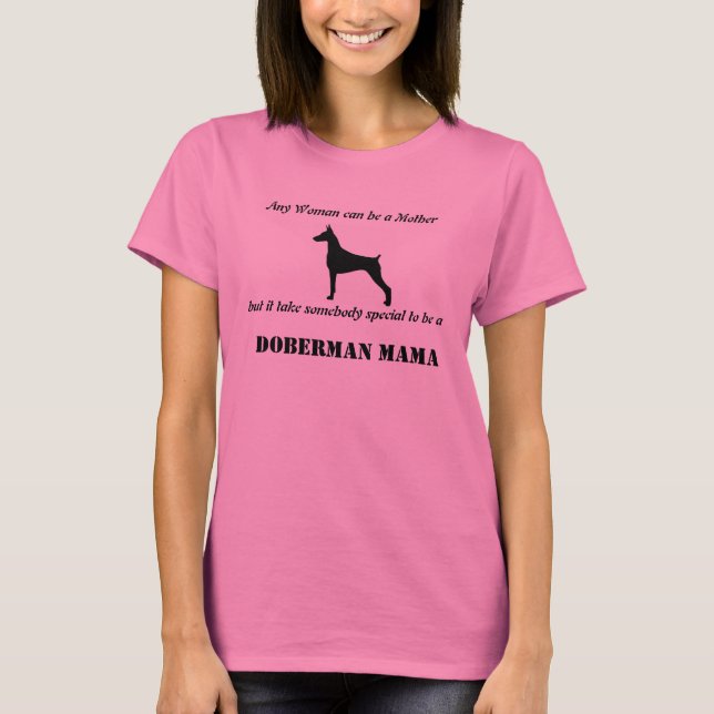 Camiseta DobermanMama (Anverso)