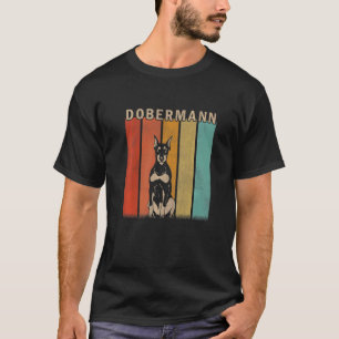 Camiseta Dobermann Dog Men Women Kid Cute Dobermann Dog Ret