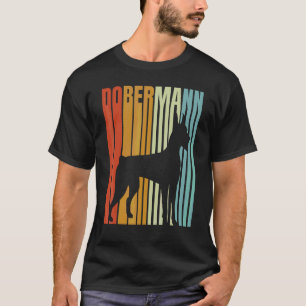 Camiseta Dobermann estilo retro de 1970
