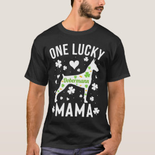 Camiseta Dobermann Mama St Patricks Day 496