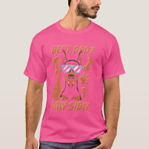 Camiseta Dobermann Padre Perro Raza - Mascota El Mejor Papá