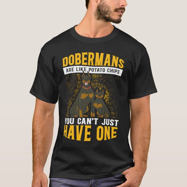 Camiseta Dobermans Son Como Dueño de Perro Doberman (Anverso)