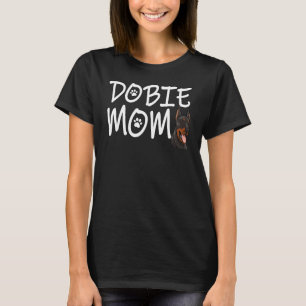 Camiseta Dobie Dog Mom Women Love Doberman Bread Love 1