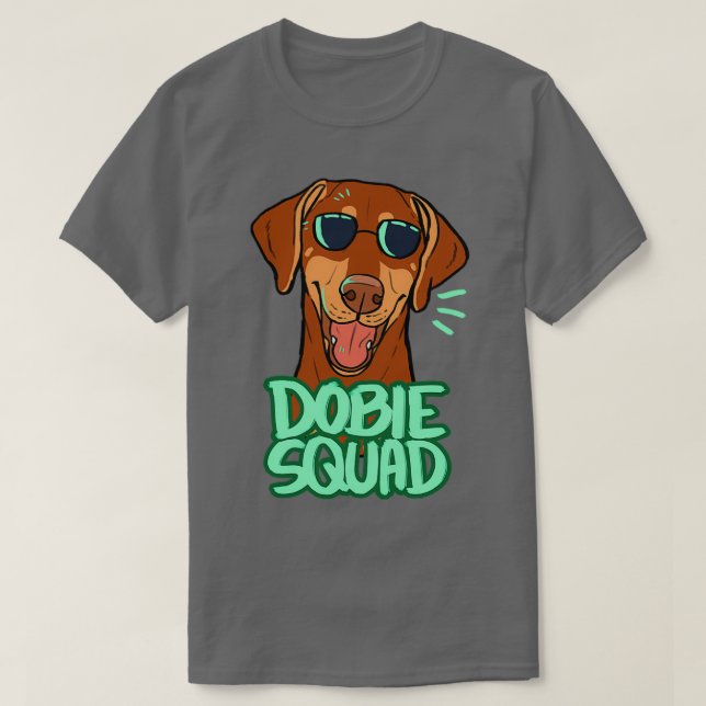 Camiseta DOBIE SQUAD red  (Diseño del anverso)