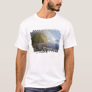 Camiseta Doble arco iris sobre los acantilados del norte